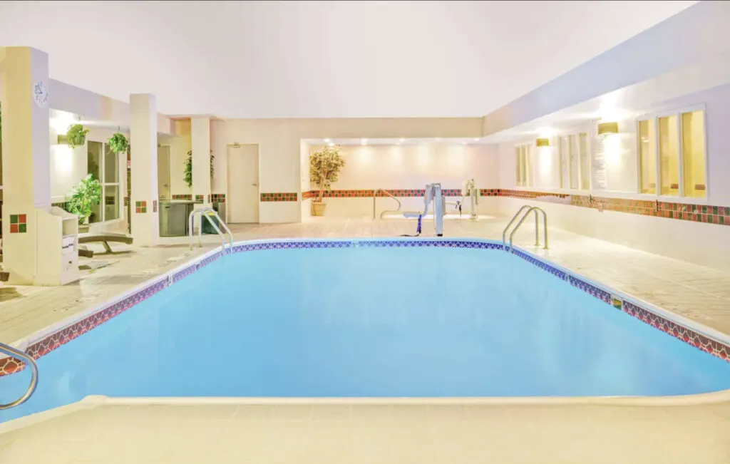 Baymont by Wyndham Dallas Love Field indoor pool in hotel spacious pool inside