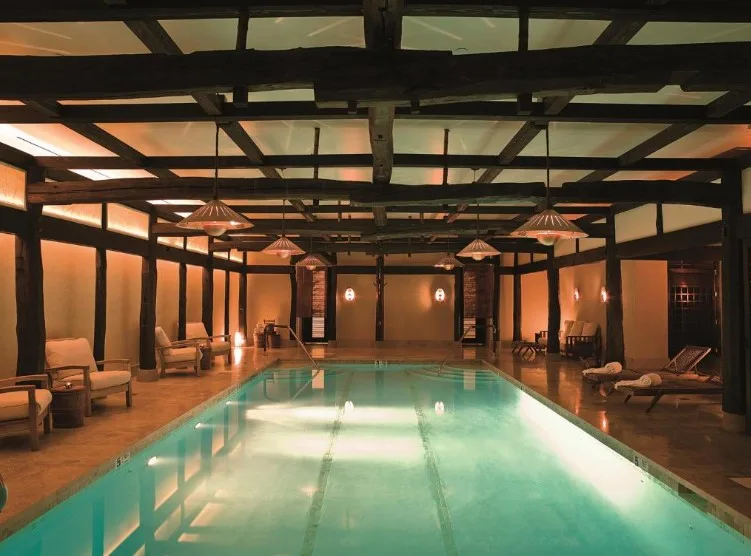 Greenwhich Hotel is a New York hotel with indoor pool. View of the pool