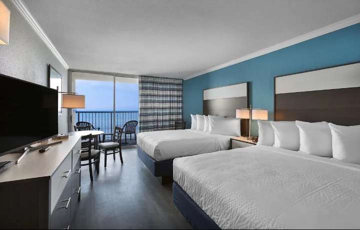 Compass Cove hotel room views Myrtle Beach SC 
