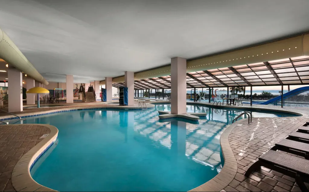 The Breakers Resort hotel indoor pool and indoor water park Myrtle Beach South Carolina