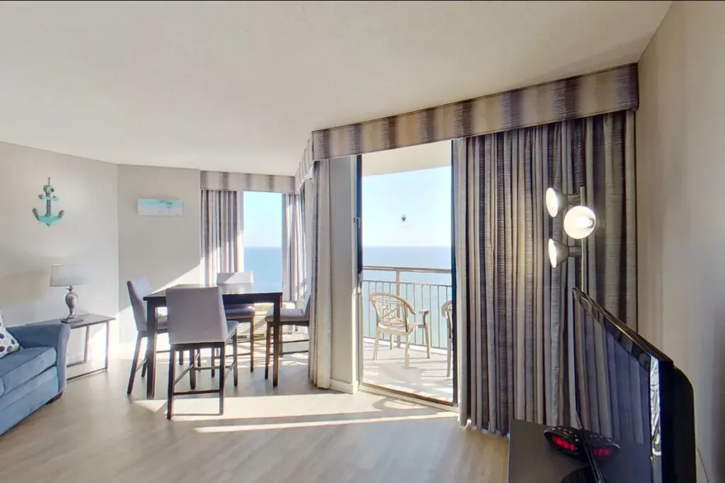 The Patricia Grand by Vacasa hotel resort room and view and seating area