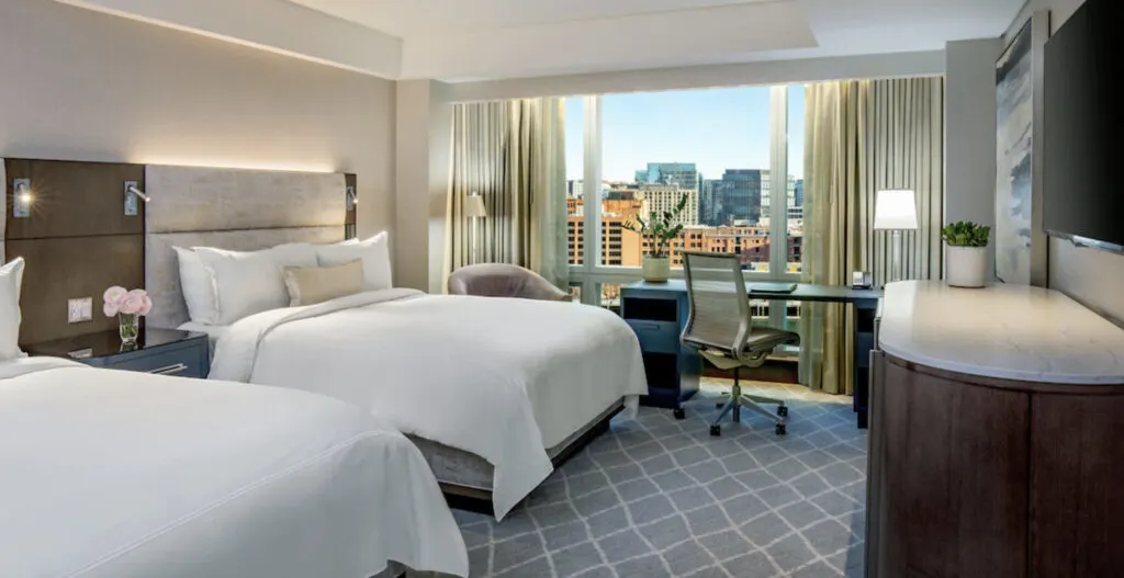 Boston hotel with indoor pools InterContinental Boston, bedroom