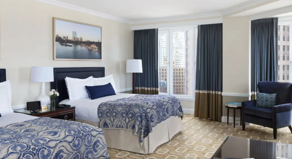 Boston hotel with indoor pools Boston Harbor Hotel, bedroom