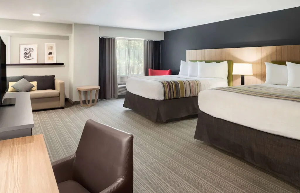 Hotel with indoor pool in Gatlinburg, Country Inn & Suites by Radisson Gatlinburg, TN, room view