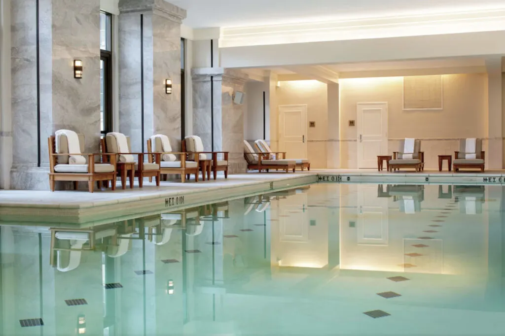 Waldorf Astoria Atlanta Buckhead hotel with lavish indoor pool Atlanta Buckhead