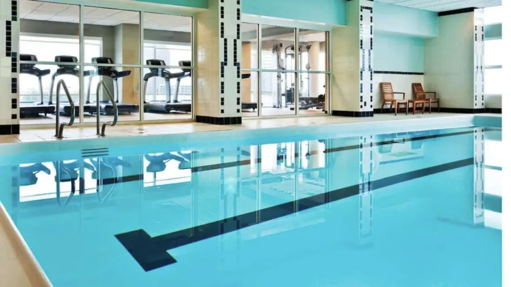 The Westin Buckhead Atlanta hotel indoor pool next to gym 