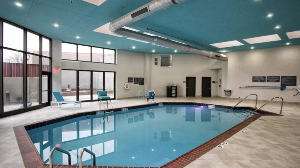 hotel indoor pool at Embassy Suites by Hilton Oklahoma City Northwest