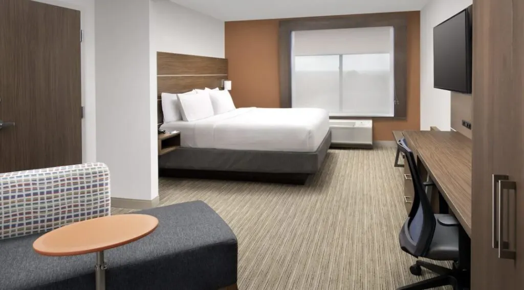 spacious hotel room at Holiday Inn Express & Suites Baltimore - BWI Airport North, an IHG Hotel 