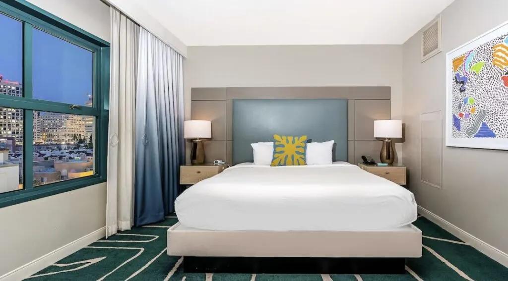 unique and cool hotel room at Embassy Suites by Hilton San Diego Bay Downtown