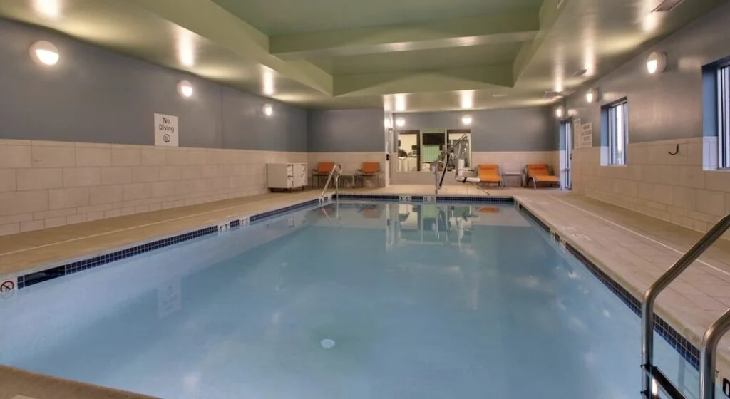 small indoor pool area at Lancaster hotel Holiday Inn Express & Suites Lancaster East - Strasburg