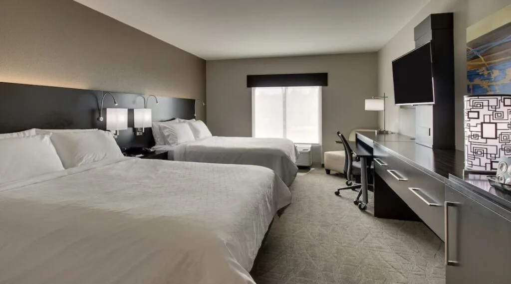 double queen bed hotel room at Holiday Inn Express & Suites Lancaster East - Strasburg