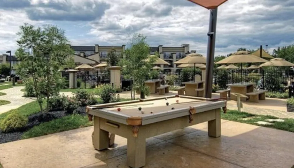 outdoor amenities at Eden Resort & Suites in Lancaster hotel