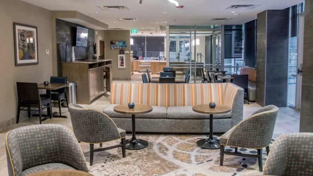 lobby at Staybridge Suites Denver Downtown, an IHG Hotel