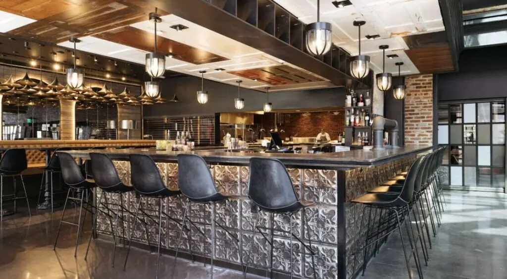 hotel bar at Hilton Garden Inn Denver Union Station