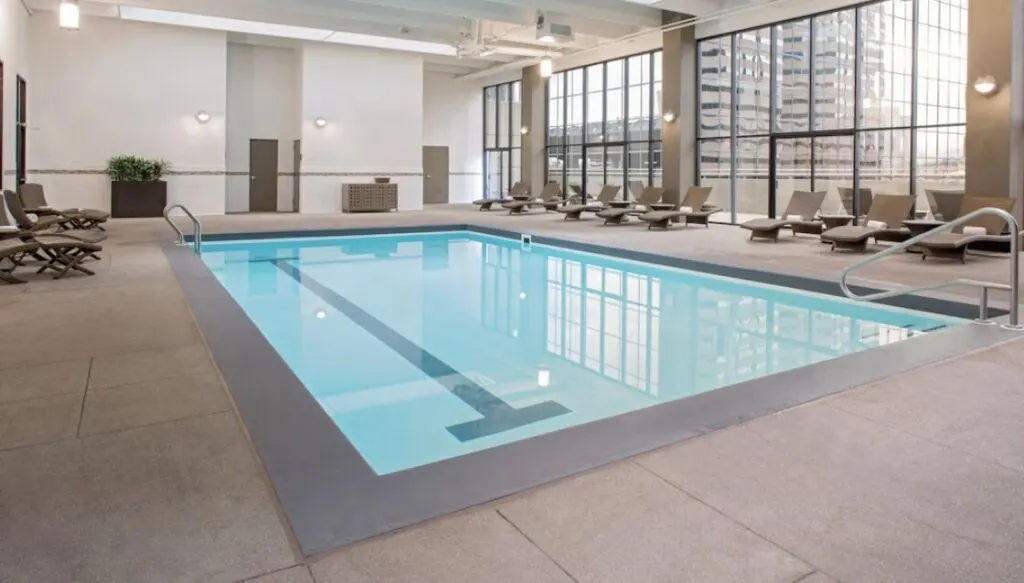 indoor pool at Denver hotel Grand Hyatt Denver downtown